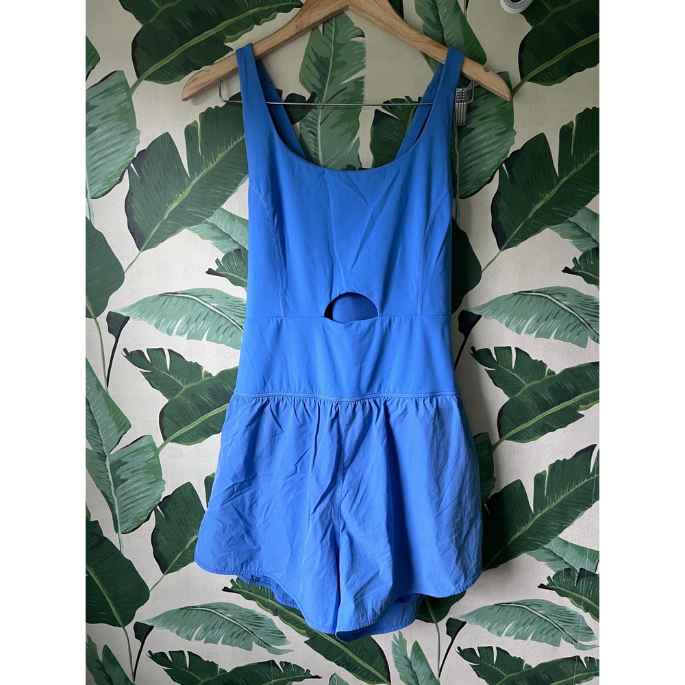 Unbranded Active Romper Dress Womens Large Blue